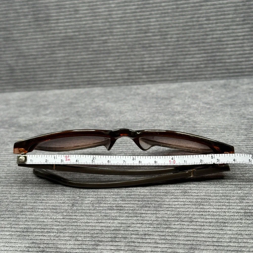 Fossil FOS 2074/S Brown Cat Eye Y2K Sunglasses 7HHFF 54-19-140 Gradient Lens